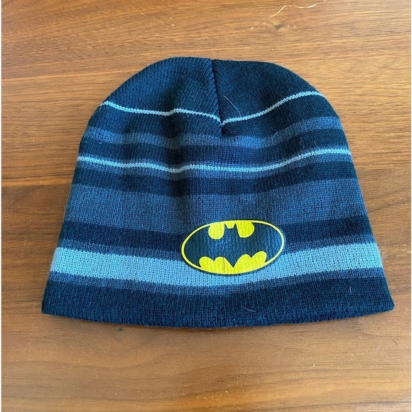 DC Batman Striped Beanie Hat - Picture 1 of 4